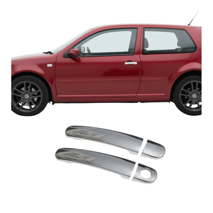 Chrom Türgriff Blende für VW Polo 2001-2009 2-Tür Edelstahl 4tlg