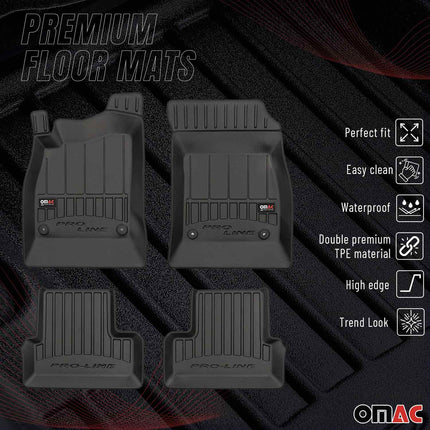 OMAC Gummi Fußmatten für Chevrolet Cruze 2009-2024 Premium TPE Automatten 4tlg