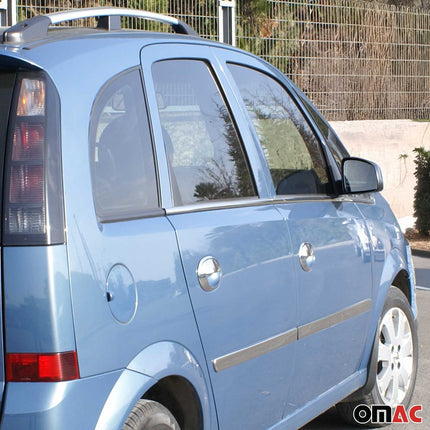 Fensterleisten Zierleisten für Opel Meriva 2002-2010 Edelstahl Chrom 4tlg