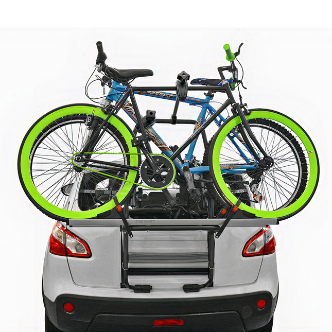 Menabo Fahrradträger 2 Fahrräder für Skoda Fabia 1999-2026 Alu Silber Schwarz
