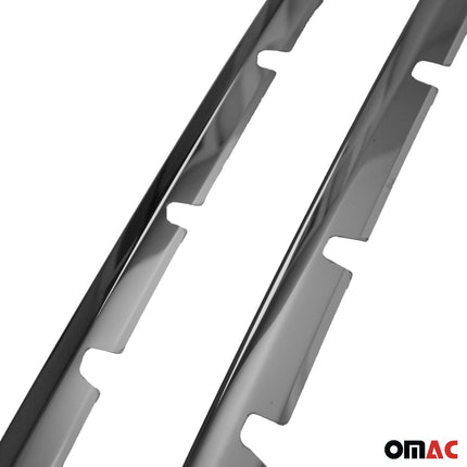 Kühlergrill Grillleisten für Mercedes V-Klasse W447 2014-2019 Edelstahl Dunkel