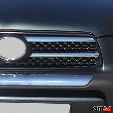 Kühlergrill Leisten Grillleisten für Toyota RAV4 2006-2009 Edelstahl Chrom 4tlg
