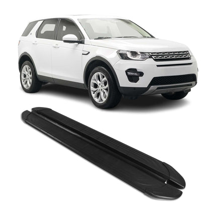Trittbretter Seitenschweller für Land Rover Discovery Sport 2014-19 Alu Schwarz