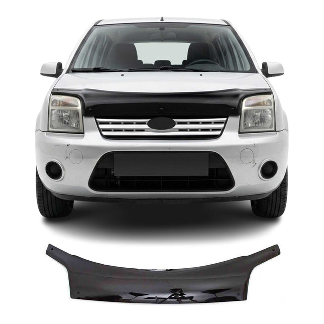 Motorhaube Deflektor Insekten Steinschlagschutz für Ford Connect 2009-14 Dunkel