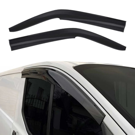 Windabweiser Regenabweiser für VW Transporter T5 T6 2003-2025 Acryl Schwarz 2x