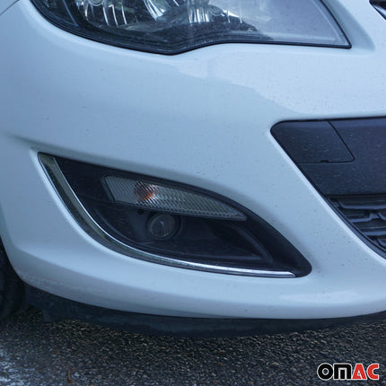 Nebelscheinwerfer Rahmen Chrom für Opel Astra J 2012-2015 Edelstahl 2x