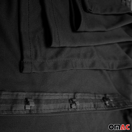 Maß Gardinen Fahrerhaus Abtrennung Camping Sonnenschutz Schwarz 130x180