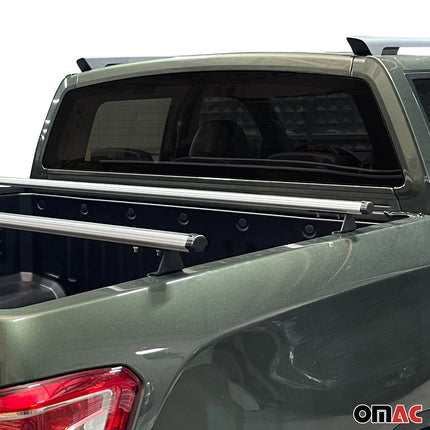 Dachträger Ladeflächenträger Querträger für VW Amarok 2010-2020 Alu Grau 2x