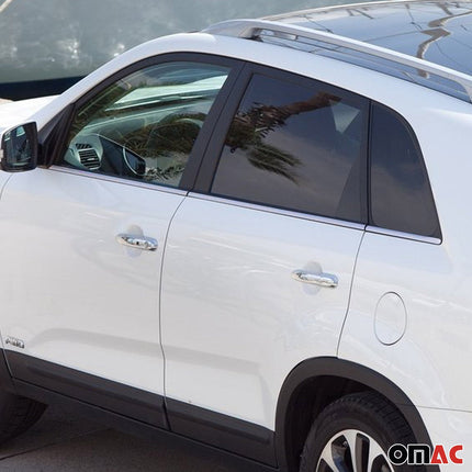 Fensterleisten Zierleisten für Kia Sorento III 2014-2020 Edelstahl Chrom Glanz