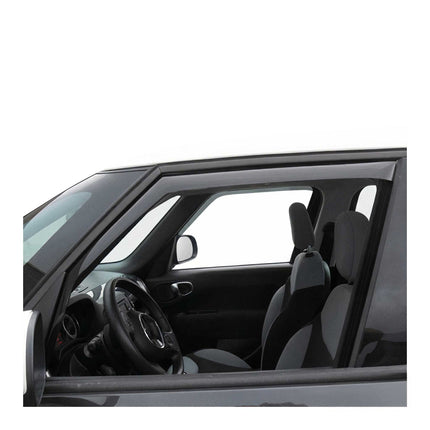 Windabweiser Regenabweiser für Fiat 500L 2012-2024 5tür Dunkel Acryl 2tlg