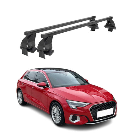 Menabo Dachträger Grundtäger für Audi A3 Sportback 8Y 2020-2026 50kg Schwarz 2x