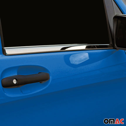 Fensterleisten Zierleisten für Mercedes Vito W447 2014-2026 Edelstahl Chrom 2x