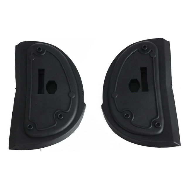 Außenspiegel Gummi für Mercedes E Klasse W210 2000-2003 Kunststoff Schwarz 2tlg