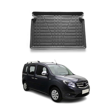 Kofferraumwanne Laderaumwanne für Mercedes Citan 2013-2021 Gummi TPE Schwarz