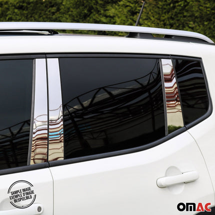 B-Säule Türsäulen Verkleidung für Ford Ecosport 2013-2024 Edelstahl Chrom 6tlg