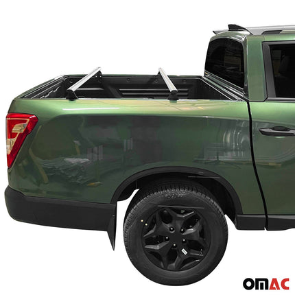 Dachträger Ladeflächenträger Querträger für VW Amarok 2010-2020 Alu Grau 2x