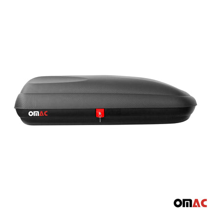 OMAC Dachbox Dachkoffer Gepäckbox 320 Liter Carbonlook Abschließbar Autobox TÜV
