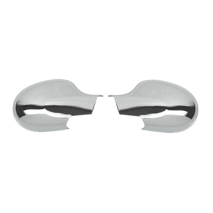 Spiegelkappen Spiegelabdeckung für Renault Thalia 2008-2013 Chrom ABS Silber