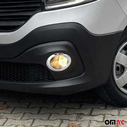 Nebelscheinwerfer Rahmen Chrom für Renault Trafic 2014-2026 Edelstahl 2x