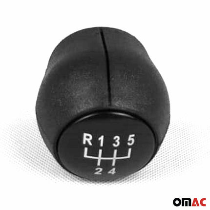 Schaltknauf Schaltknopf für Opel Corsa C 2000-2006 5-Gang Kunstleder Schwarz