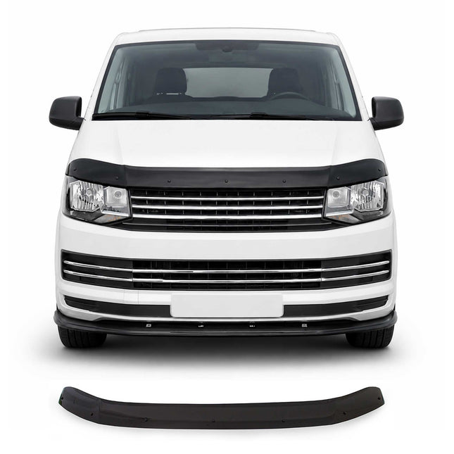 Motorhaube Deflektor Insektenschutz für VW T6 T6.1 Transporter 2015-2024 Dunkel