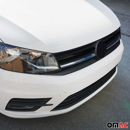 Kühlergrill Leisten Grillleisten für VW Caddy 2015-2020 Edelstahl Chrom 2tlg