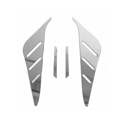 Spoiler Leiste Kofferraum Leiste für Hyundai Kona 2017-2020 Edelstahl Chrom 4x