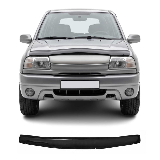 Motorhaube Deflektor Insektenschutz für Suzuki Grand Vitara 1998-2005 Dunkel