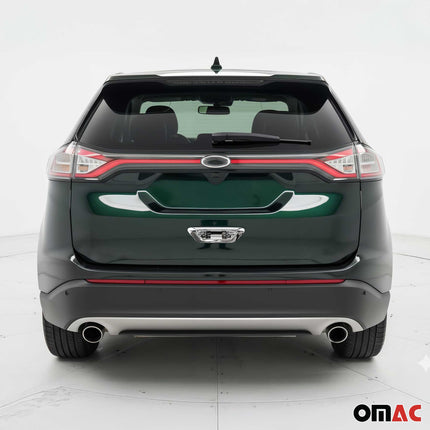 Kofferraumleiste Heckklappe Griff für Ford Edge 2015-2024 Chrom ABS Silber 1tlg