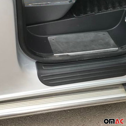 Einstiegsleisten Türschweller für VW T6 T6.1 Transporter 2015-24 ABS Schwarz 2x