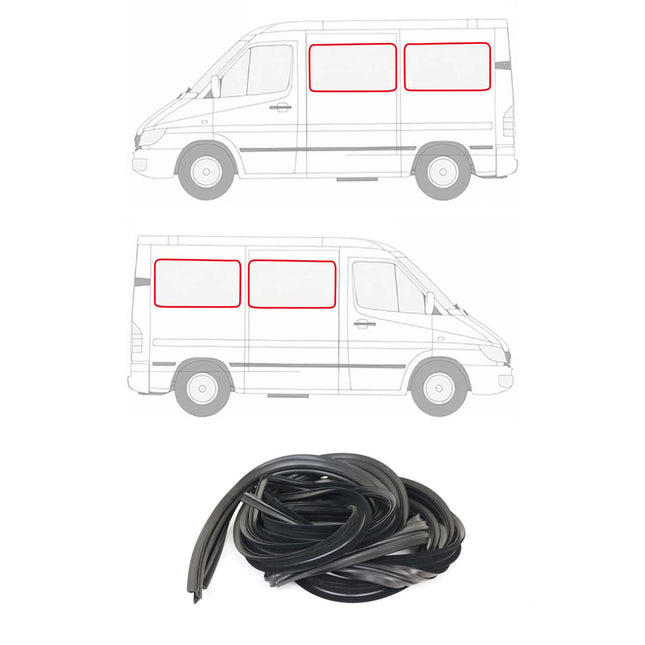 Auto Türdichtungdichtung Kantenschutz für Mercedes Sprinter W901 1995-2006