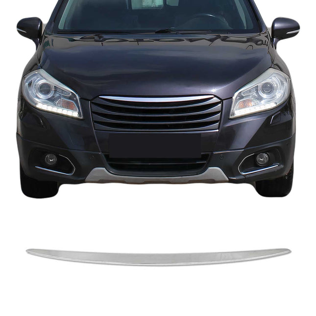Kühlergrill Leisten Grillleisten für Suzuki SX4 S-Cross 2013-21 Edelstahl Chrom