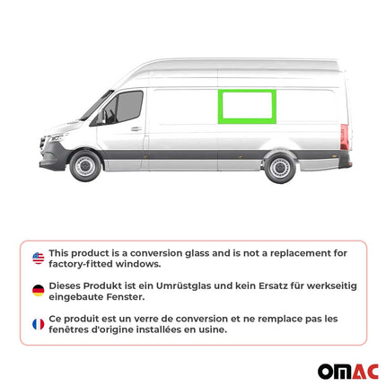 Seitenfenster für VW Crafter 2006-2017 Links Mittel Sicherheitsglas L3 L4