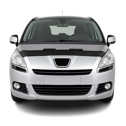 Haubenbra Steinschlagschutz Bonnet Bra für Peugeot 5008 2010-2016 Schwarz Halb