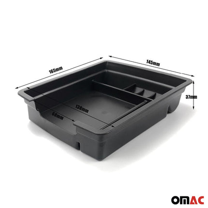 Armauflage Ablagebox Zentrale Storage-Box für VW Jetta 2014-2018 ABS Schwarz
