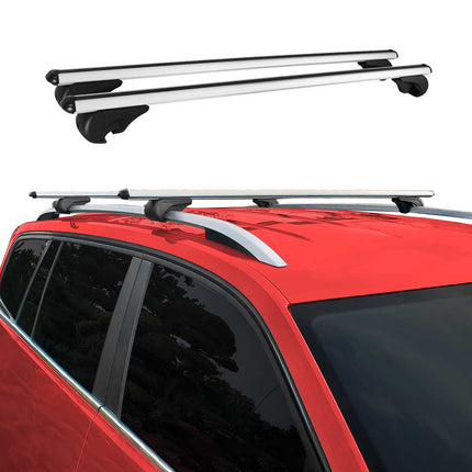 Dachträger Grundtäger für Toyota RAV4 XA40 2012-2015 75kg Alu Silber 2 tlg