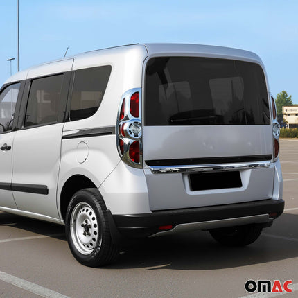 Rücklicht Leisten Heckleuchte für Opel Combo D 2012-2019 Chrom ABS Silber 2tlg