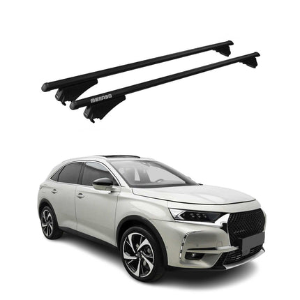 Menabo Dachträger Grundtäger für DS7 Crossback / DS 7 2017-2026 Alu Schwarz 2x