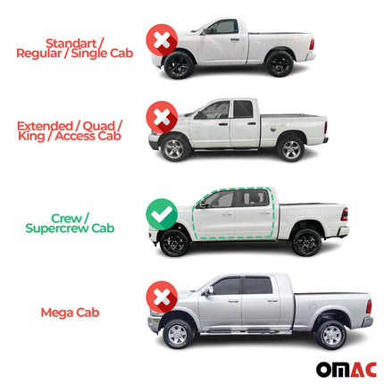 Alu Dachreling Querträger für VW Amarok DoubleCab 2010-2022 ABE Schwarz 2tlg