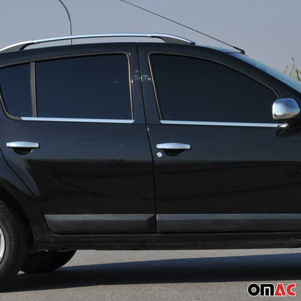 Fensterleisten Zierleisten für Dacia Sandero 2008-2012 Edelstahl Chrom 4tlg