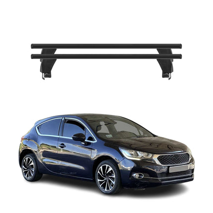 Menabo Dachträger Grundträger für DS DS4 2015-2020 FL Alu Schwarz 2tlg
