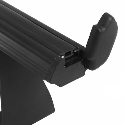 Dachträger Grundtäger für Fiat Doblo 2010-2022 75kg Aluminium Schwarz 3 tlg