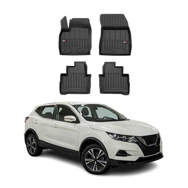 OMAC Gummi Fußmatten für Nissan Qashqai 2021-2026 Premium TPE Automatten 4tlg