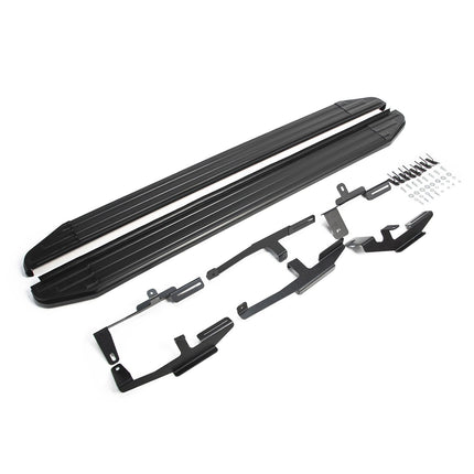 Trittbretter Seitenschweller für Mazda CX-5 2017-2024 Alu Schwarz ABE