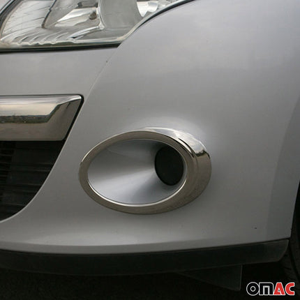 Nebelscheinwerfer Rahmen Chrom für Renault Megane 2009-2013 Edelstahl 2x