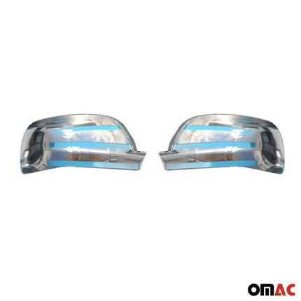 Spiegelkappen Spiegelabdeckung für Skoda Superb 2001-2008 Chrom ABS Silber 2tlg