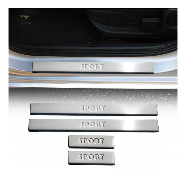 Einstiegsleisten Türschweller Sport für Ford Focus 1998-2004 Edelstahl Chrom 4x