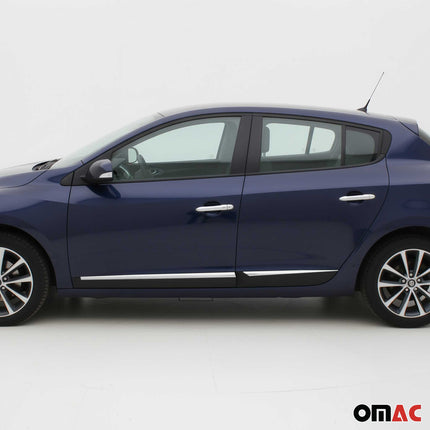 Seitentürleiste Türschutzleiste für Renault Megane Grandtour 2008-2016 Chrom 4x