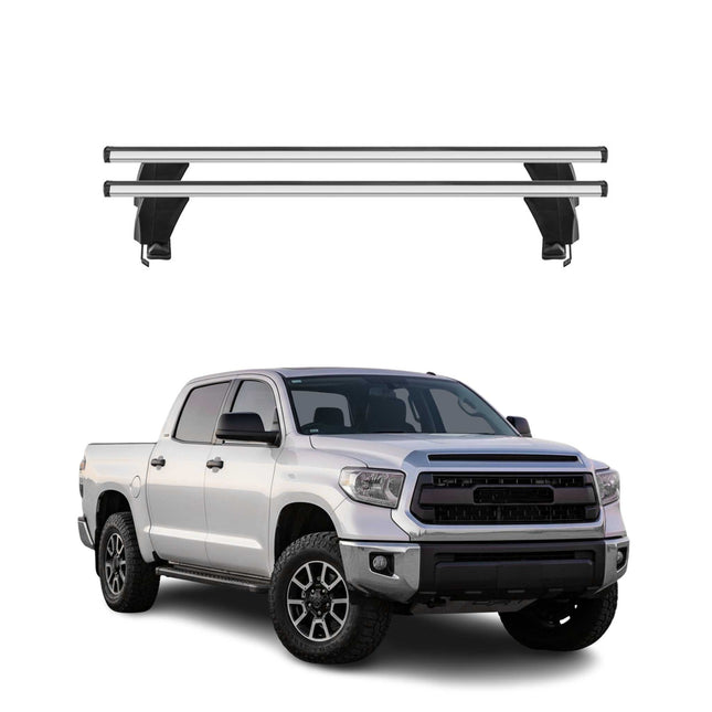 Menabo Dachträger für Toyota Tundra XK50 mk2 2014-2021 FL 50kg Alu Silber 2x