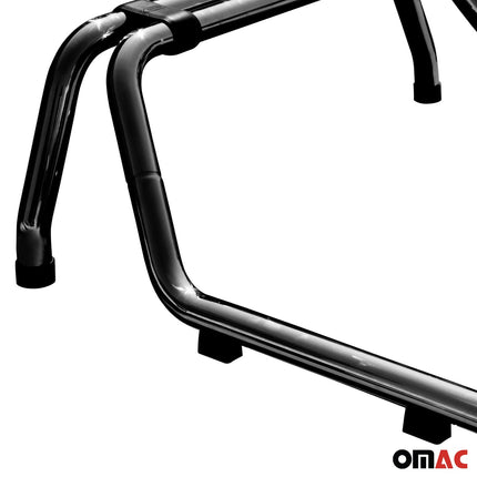 Überrollbügel Rollbar für Mitsubishi L200 2015-2026 Gefärbten Stahl Ø76 Schwarz